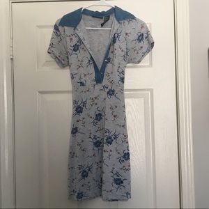 Vintage blue Jean sundress